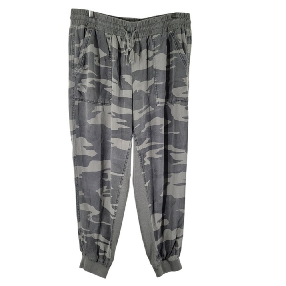 Splendid Supersoft Camo Jogger Pants Womens XL  Gray RW1000X‎ Model Camoflauge
